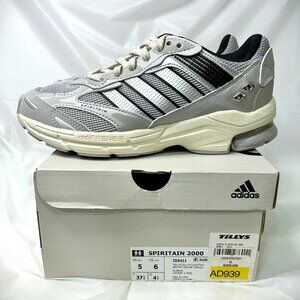 Adidas Spiritain 2000 Matte Silver/Silver Metallic/Gray Size 6W/5M